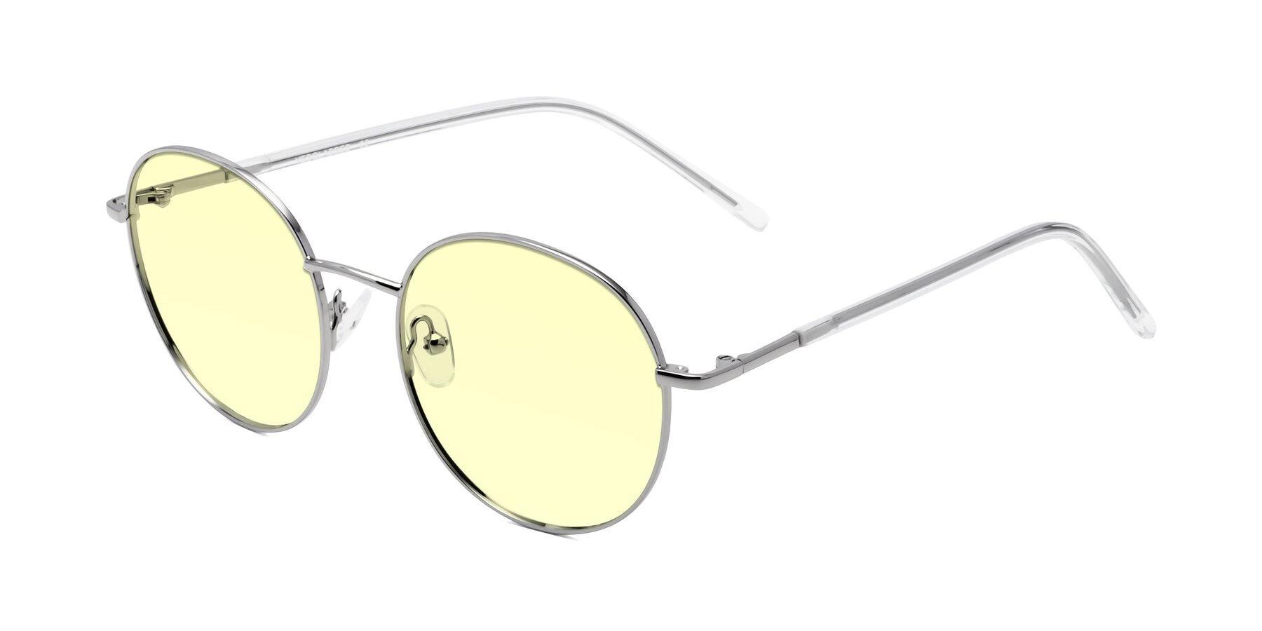 Angle of Cosmos in Silver with Light Yellow Tinted Lenses
