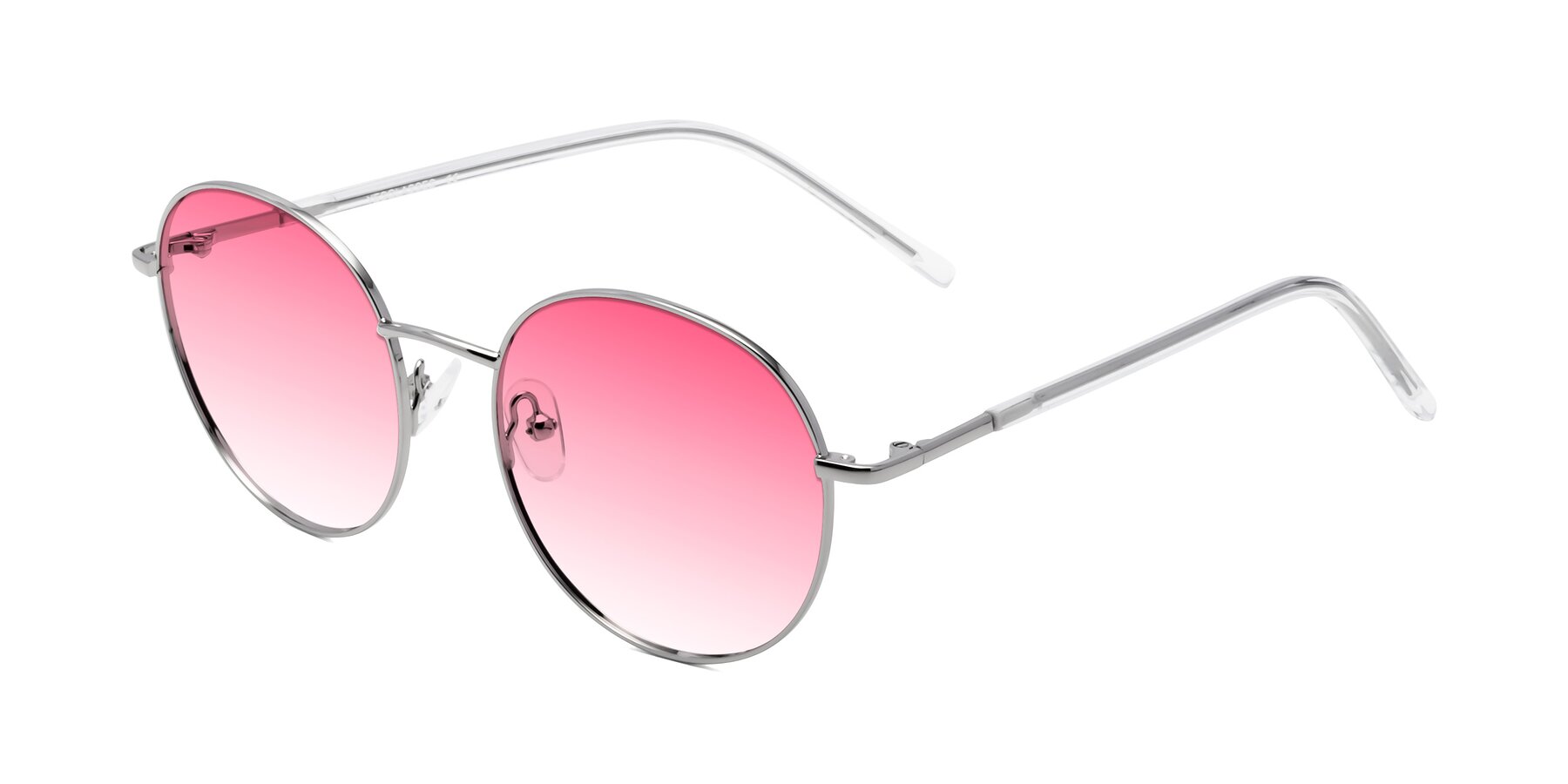 Angle of Cosmos in Silver with Pink Gradient Lenses