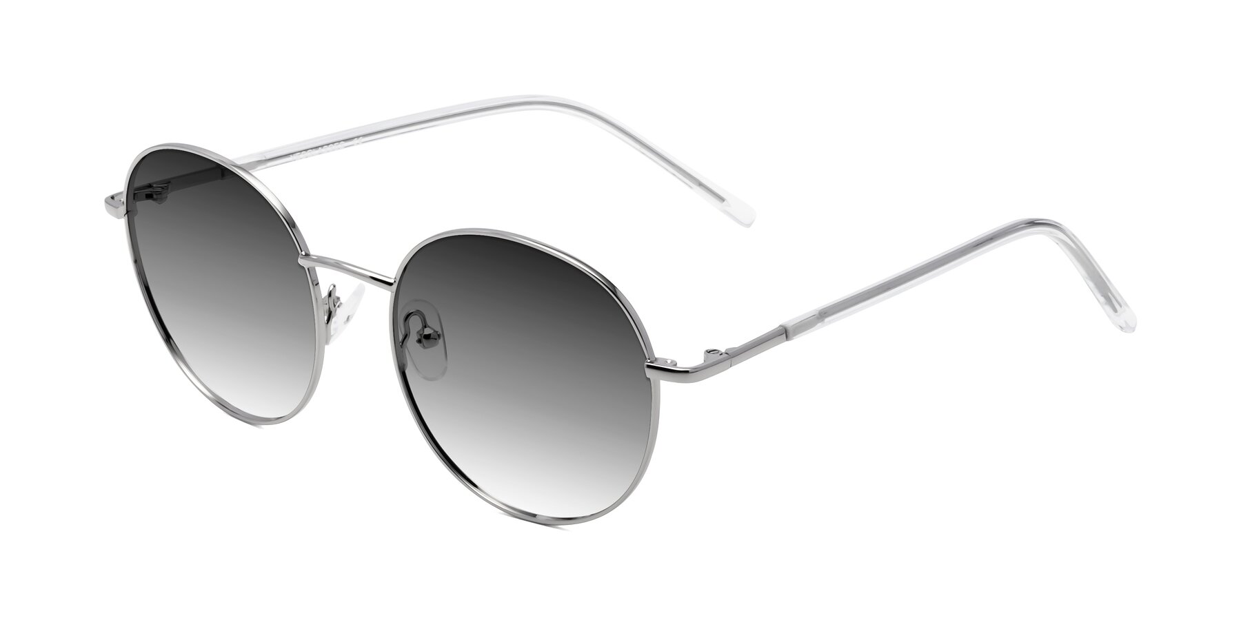 Angle of Cosmos in Silver with Gray Gradient Lenses
