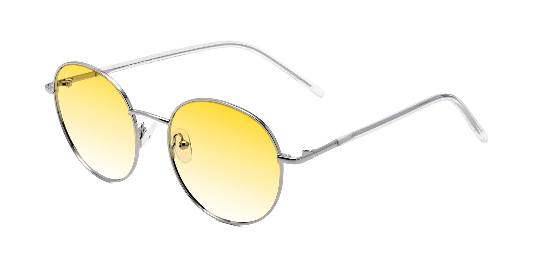 Angle of Cosmos in Silver with Yellow Gradient Lenses