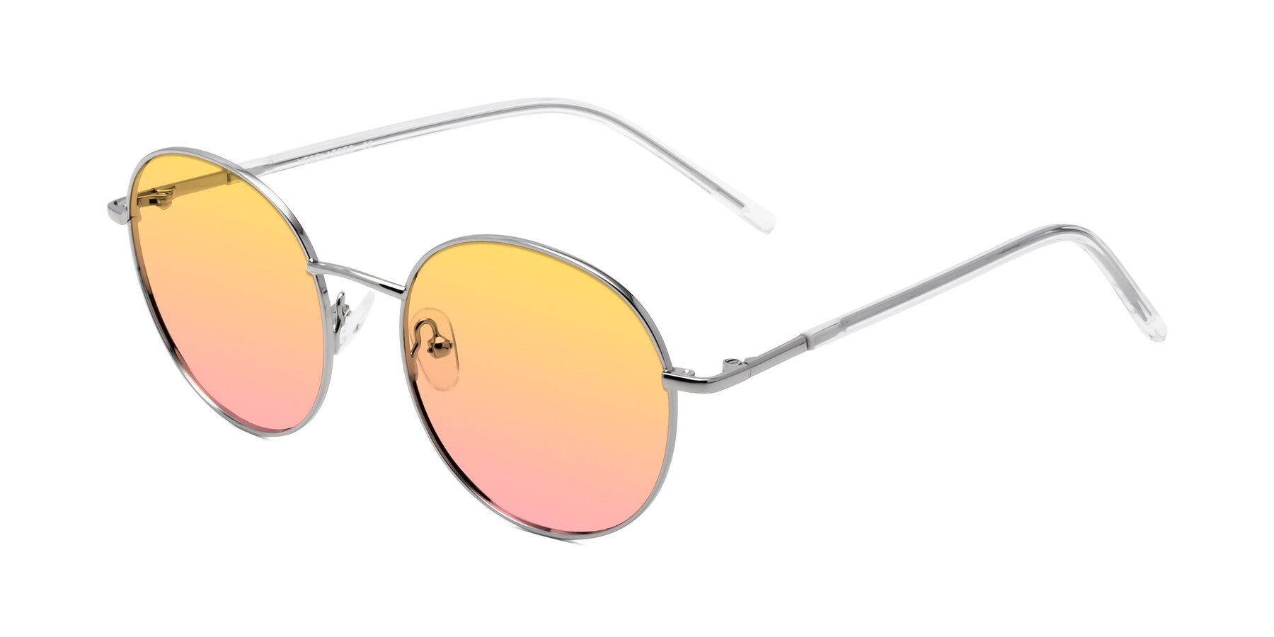 Angle of Cosmos in Silver with Yellow / Pink Gradient Lenses