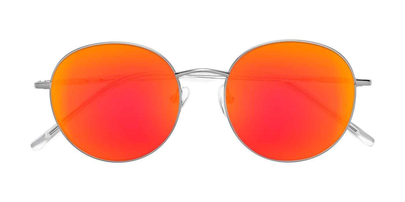 Cosmos - Silver Flash Mirrored Sunglasses