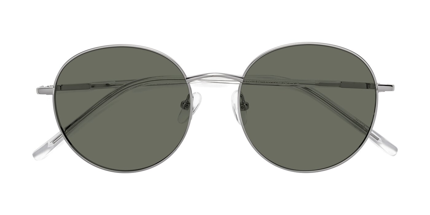 Cosmos - Silver Polarized Sunglasses