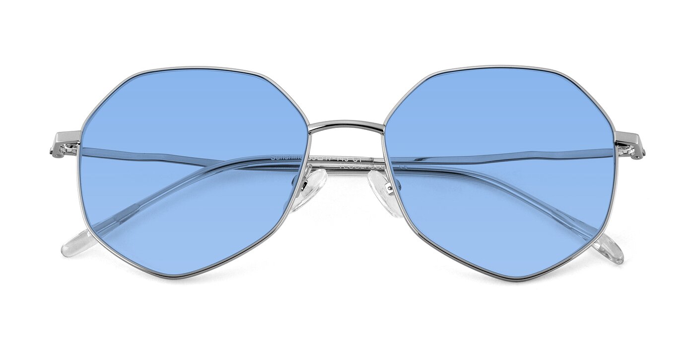 Sunshine - Silver Tinted Sunglasses