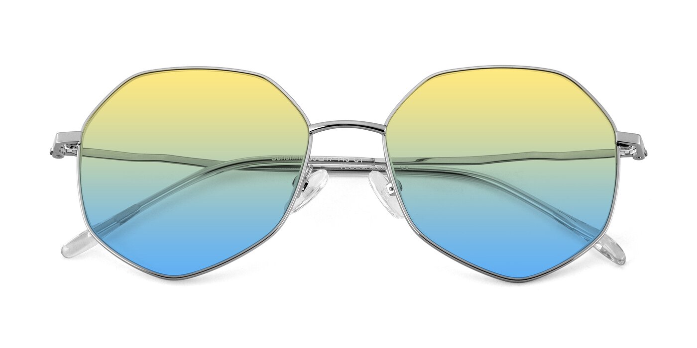 Sunshine - Silver Gradient Sunglasses