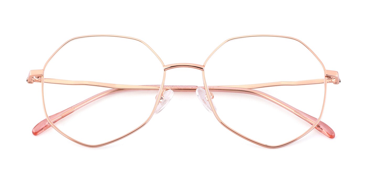 Sunshine - Rose Gold Eyeglasses