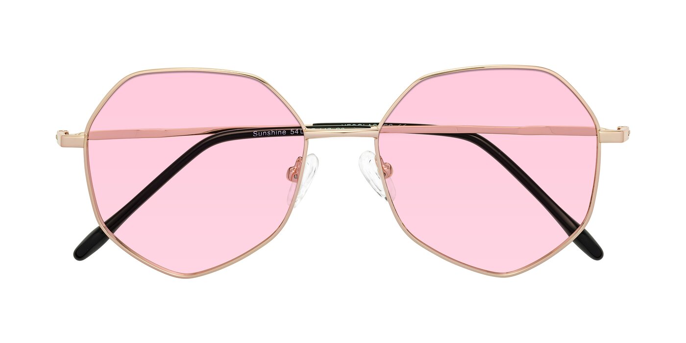 Sunshine - Rose Gold Tinted Sunglasses