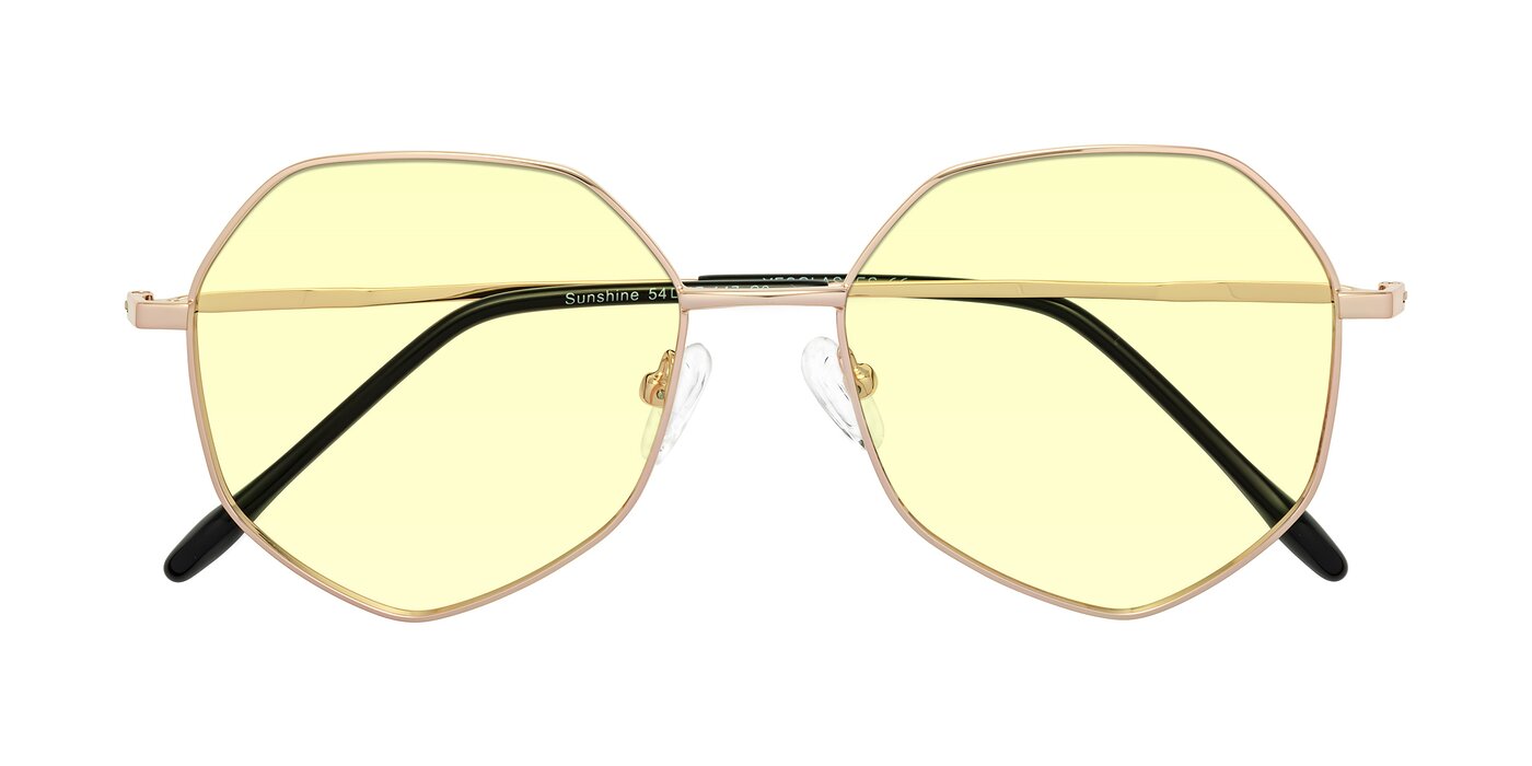 Sunshine - Rose Gold Tinted Sunglasses