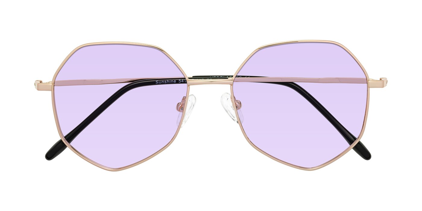 Sunshine - Rose Gold Tinted Sunglasses