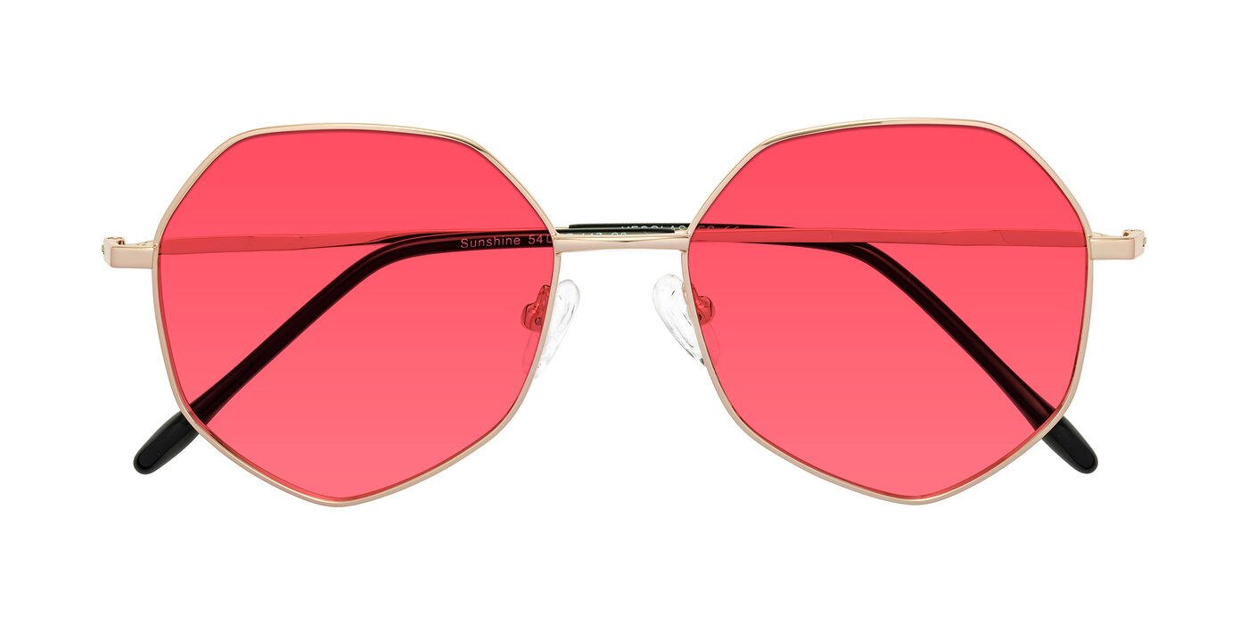 Sunshine - Rose Gold Tinted Sunglasses
