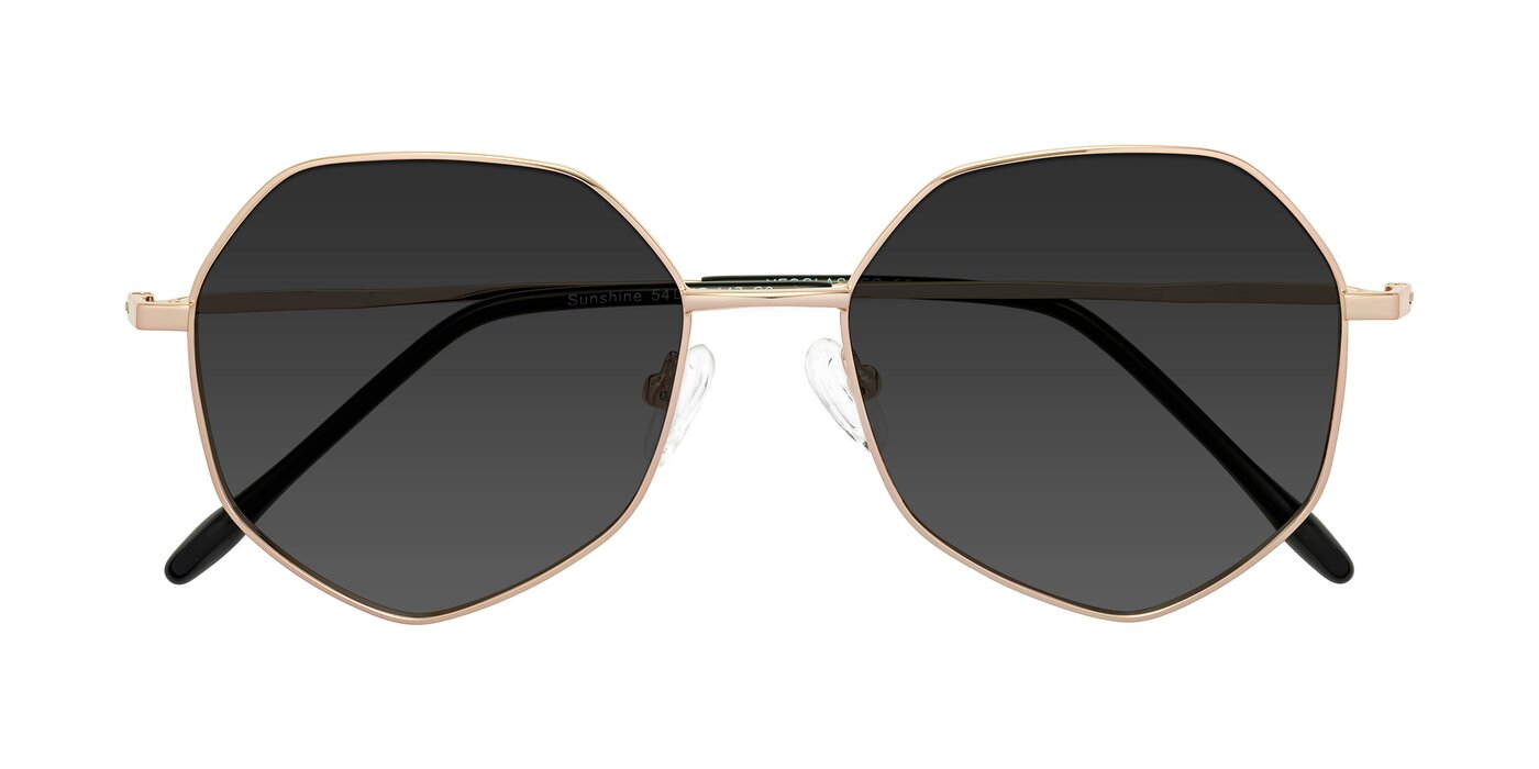 Sunshine - Rose Gold Tinted Sunglasses