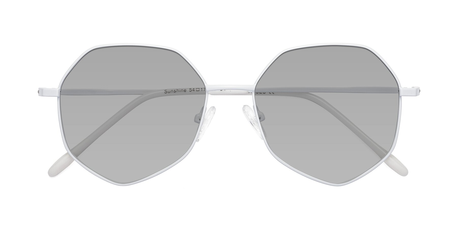 Folded Front of Sunshine in Milk with Light Gray Tinted Lenses