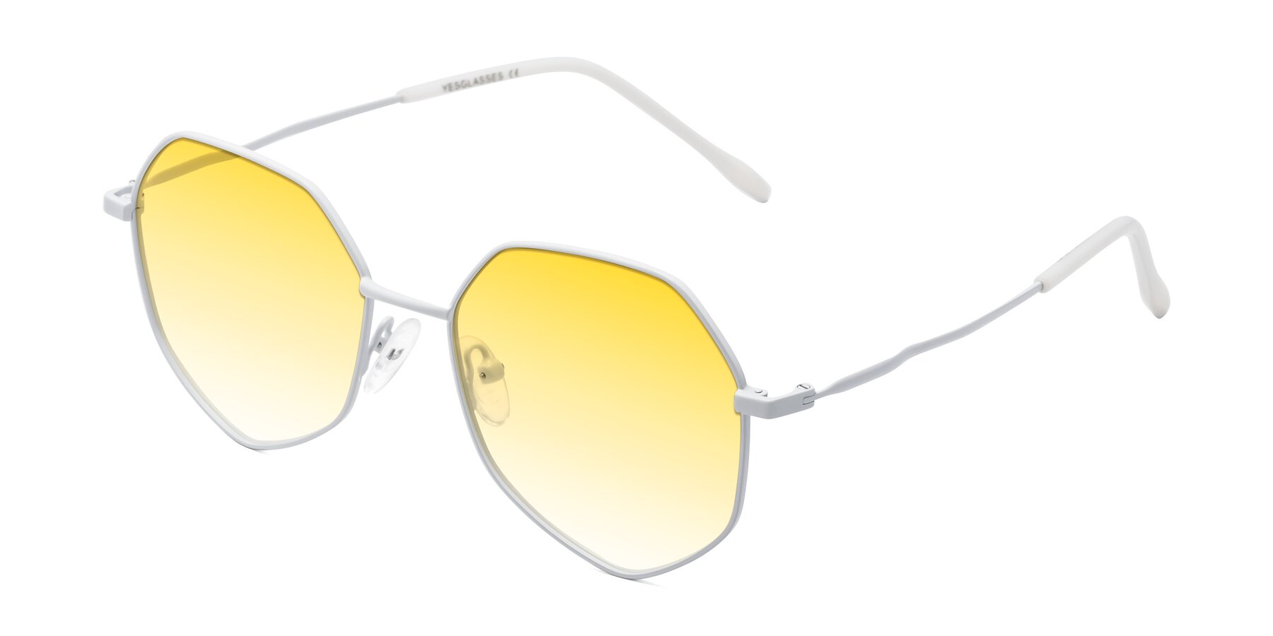 Angle of Sunshine in Milk with Yellow Gradient Lenses
