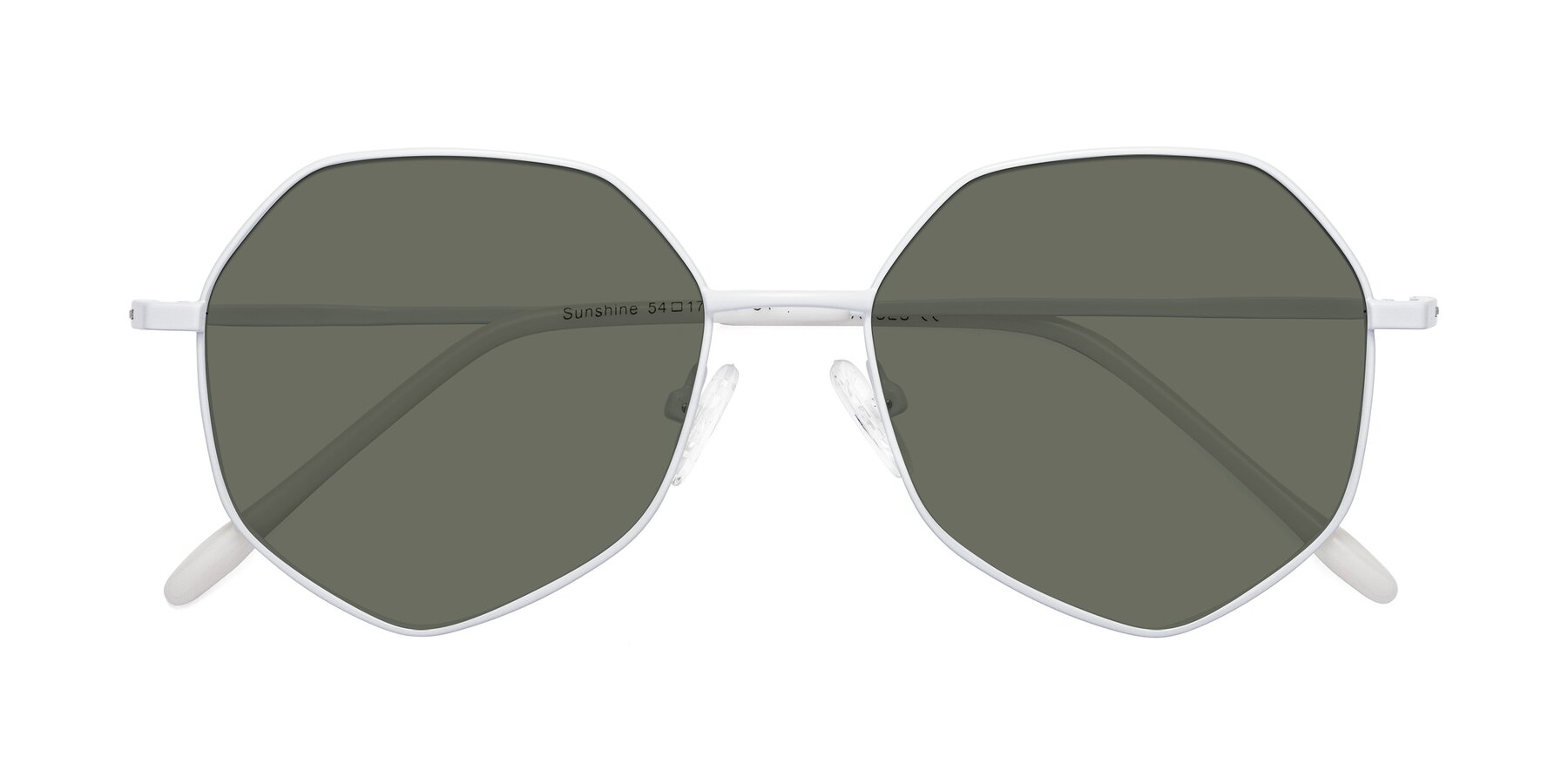 Folded Front of Sunshine in Milk with Gray Polarized Lenses