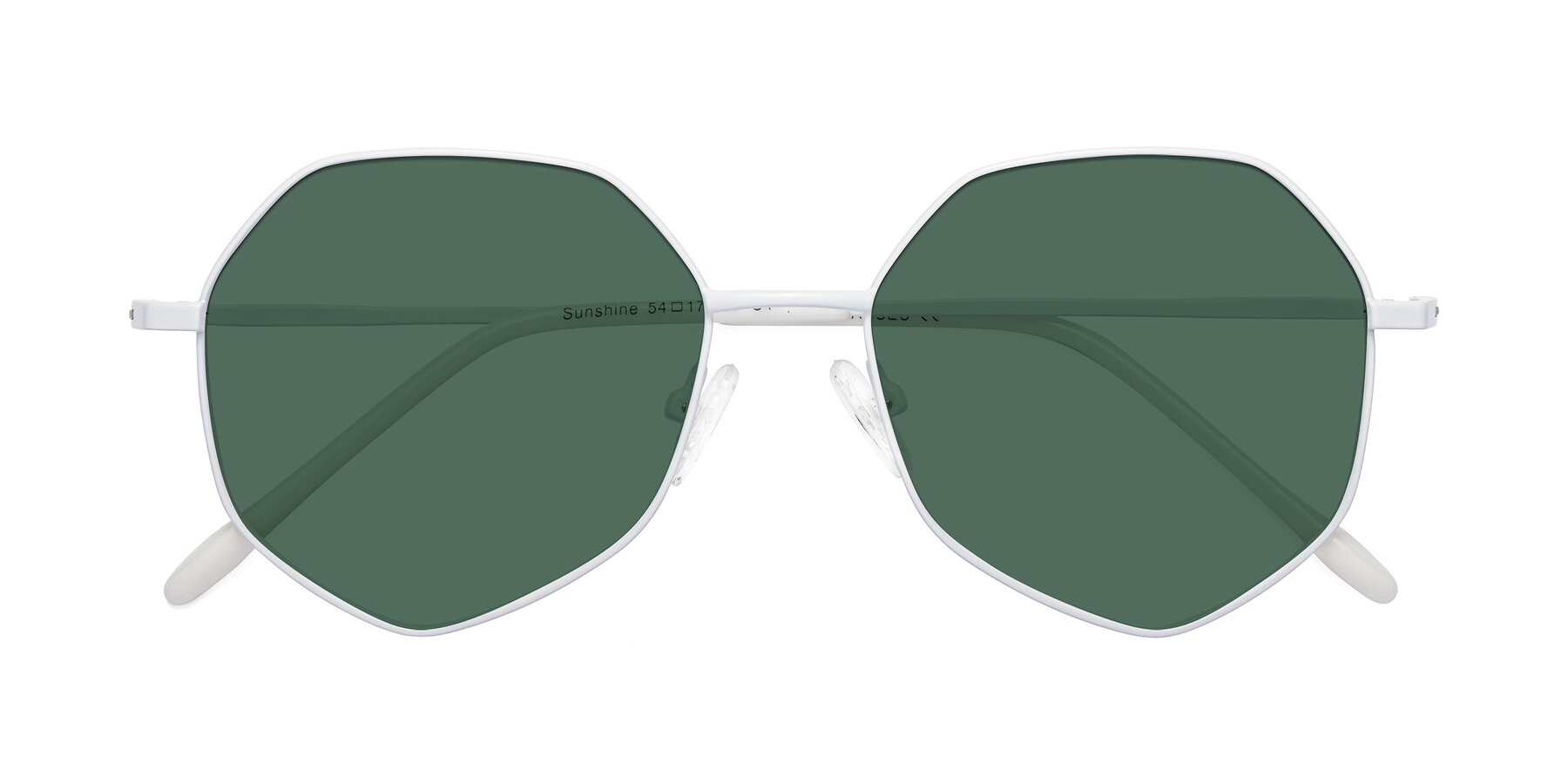 Folded Front of Sunshine in Milk with Green Polarized Lenses