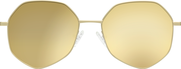 Silver Grandpa Thin Aviator Mirrored Sunglasses With Gold Sunwear Lenses Yesterday 2808