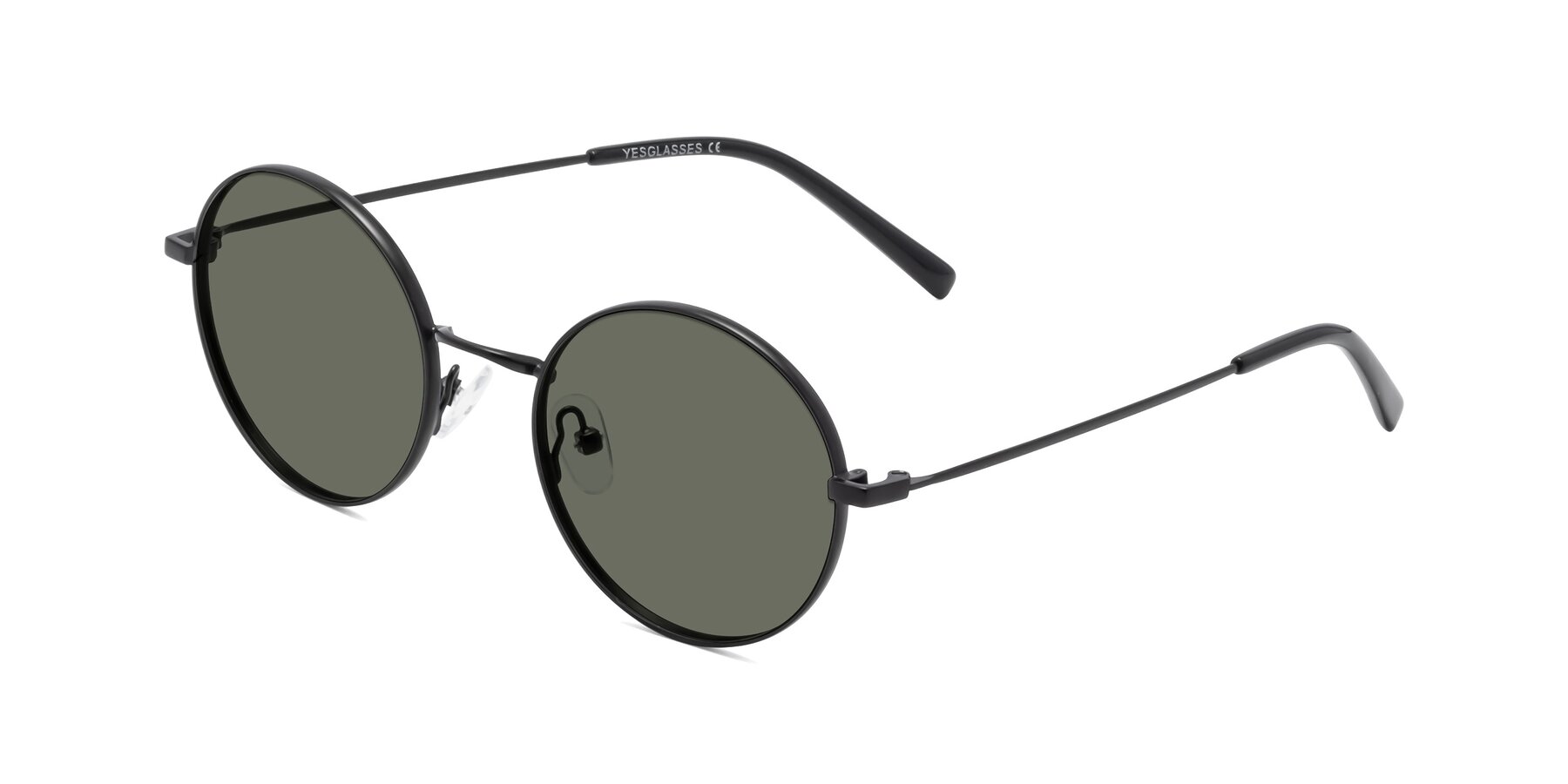 Angle of Moore in Black with Gray Polarized Lenses