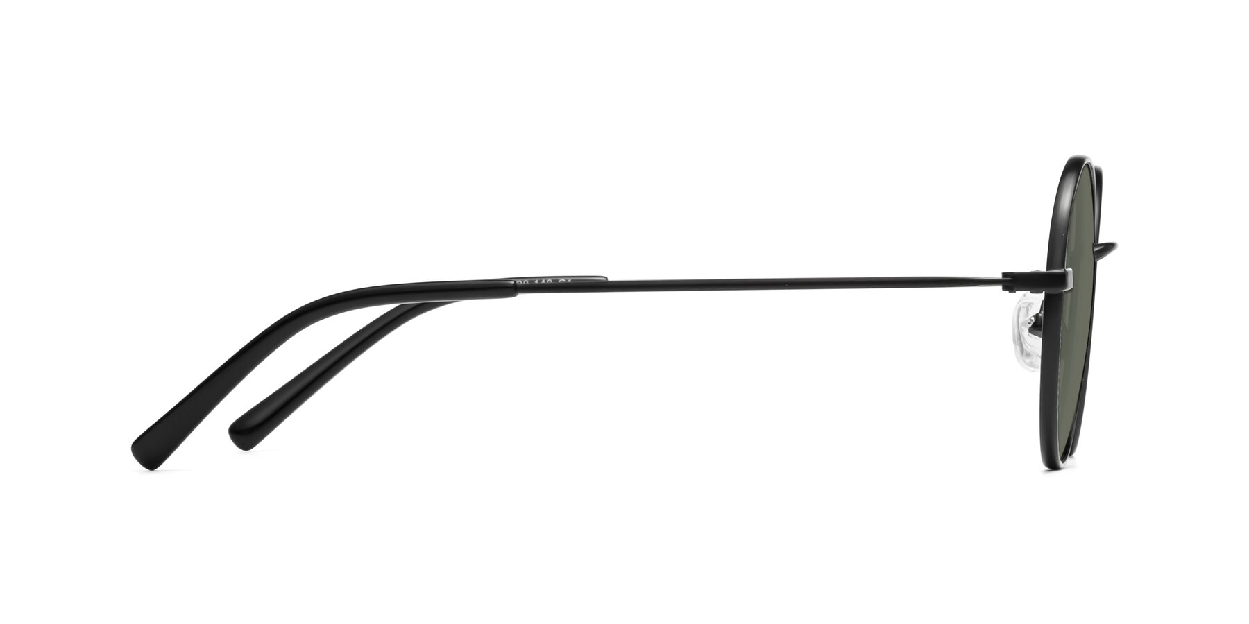 Side of Moore in Black with Gray Polarized Lenses