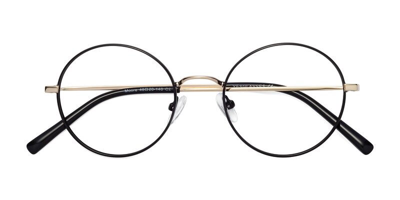 Moore - Black / Gold Eyeglasses