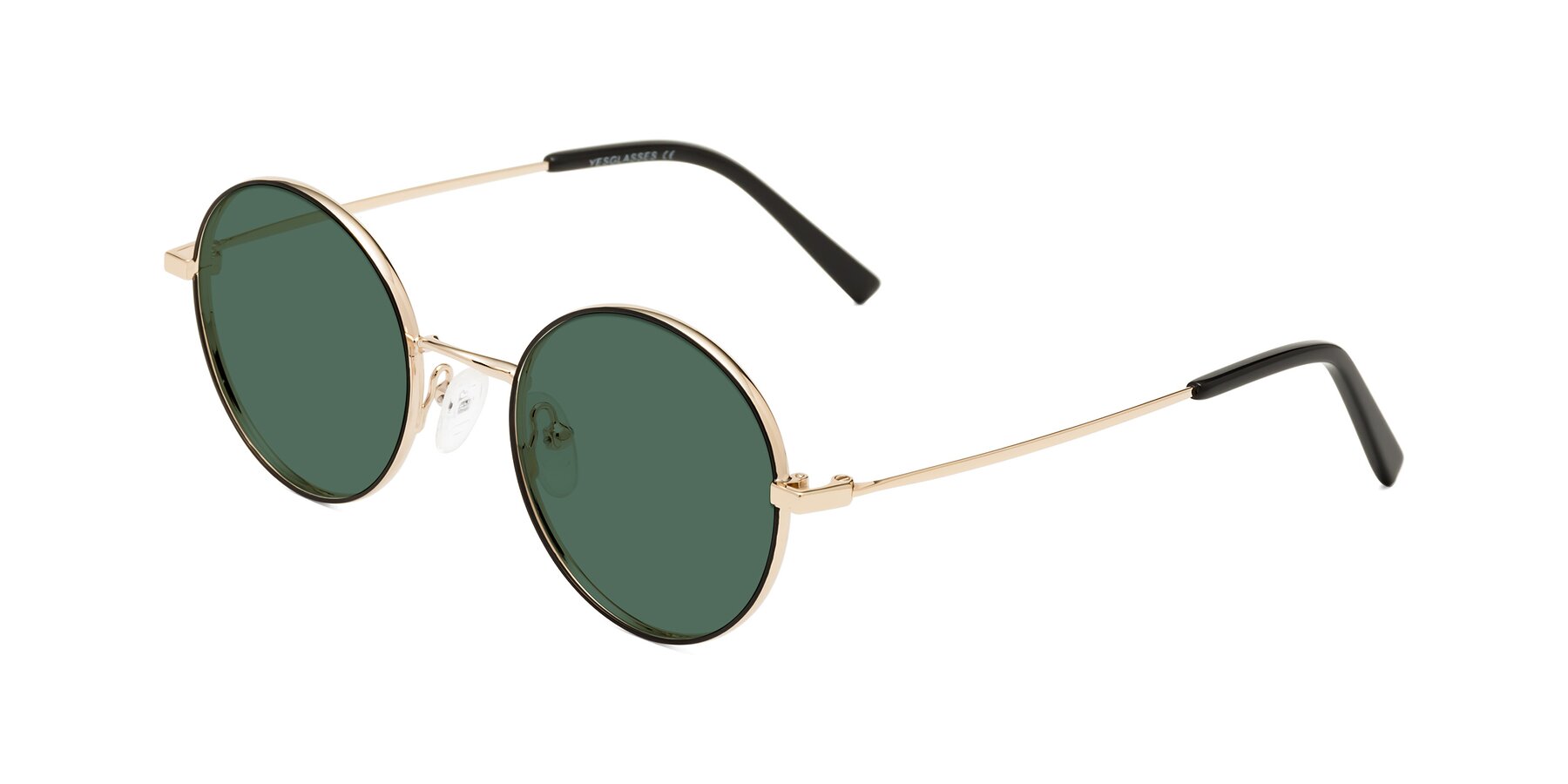 Angle of Moore in Black-Gold with Green Polarized Lenses