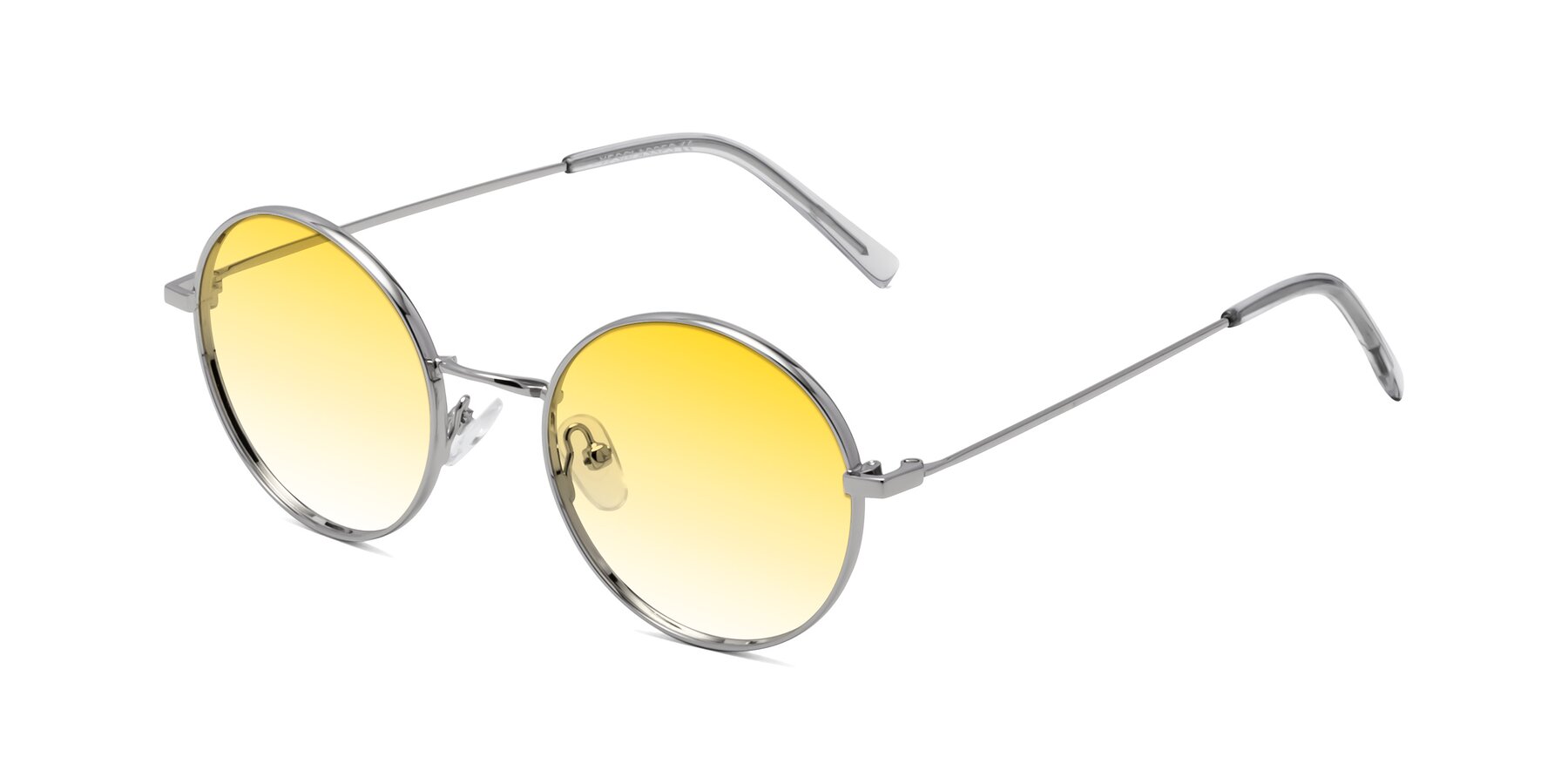 Angle of Moore in Silver with Yellow Gradient Lenses