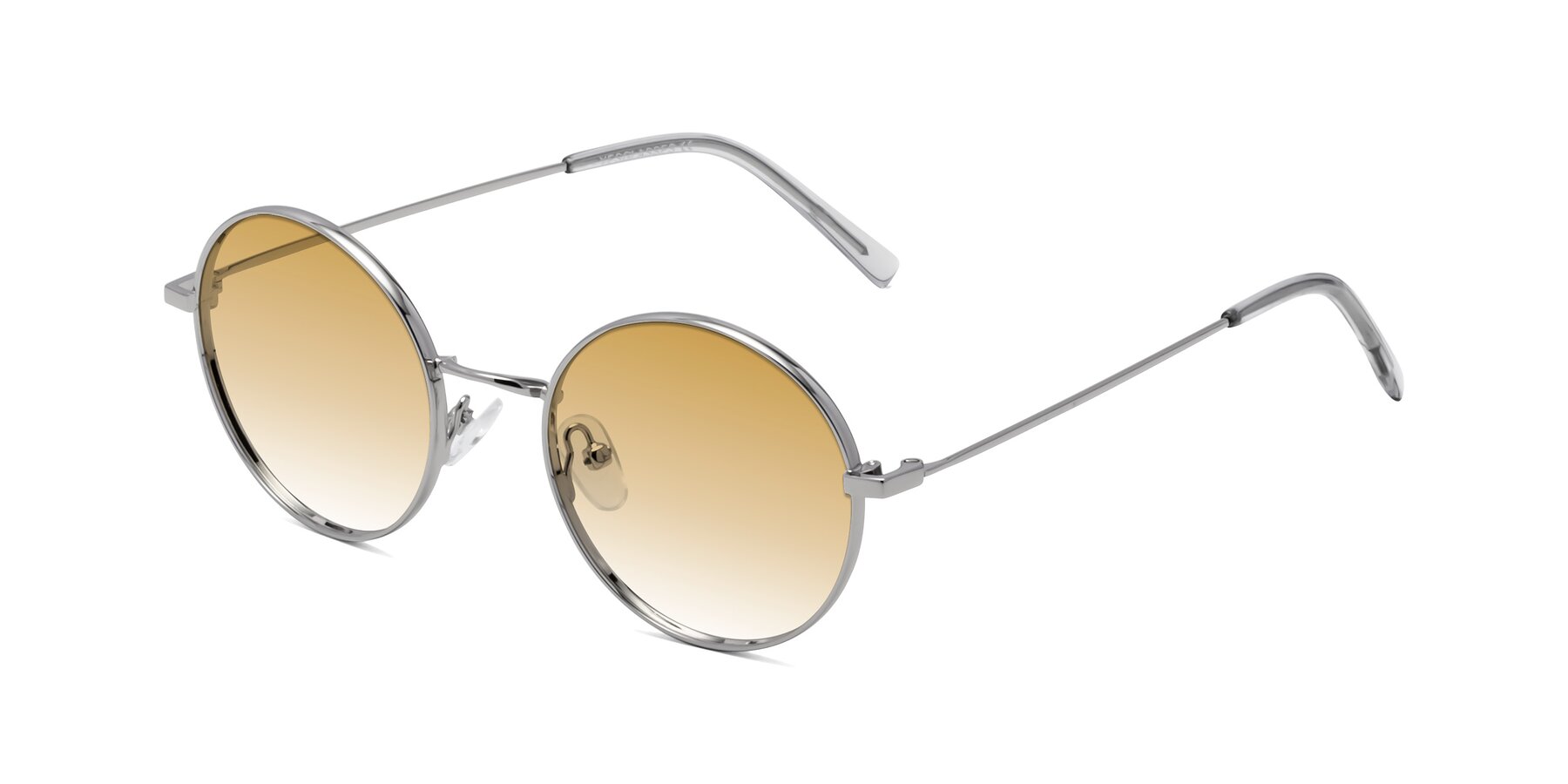 Angle of Moore in Silver with Champagne Gradient Lenses