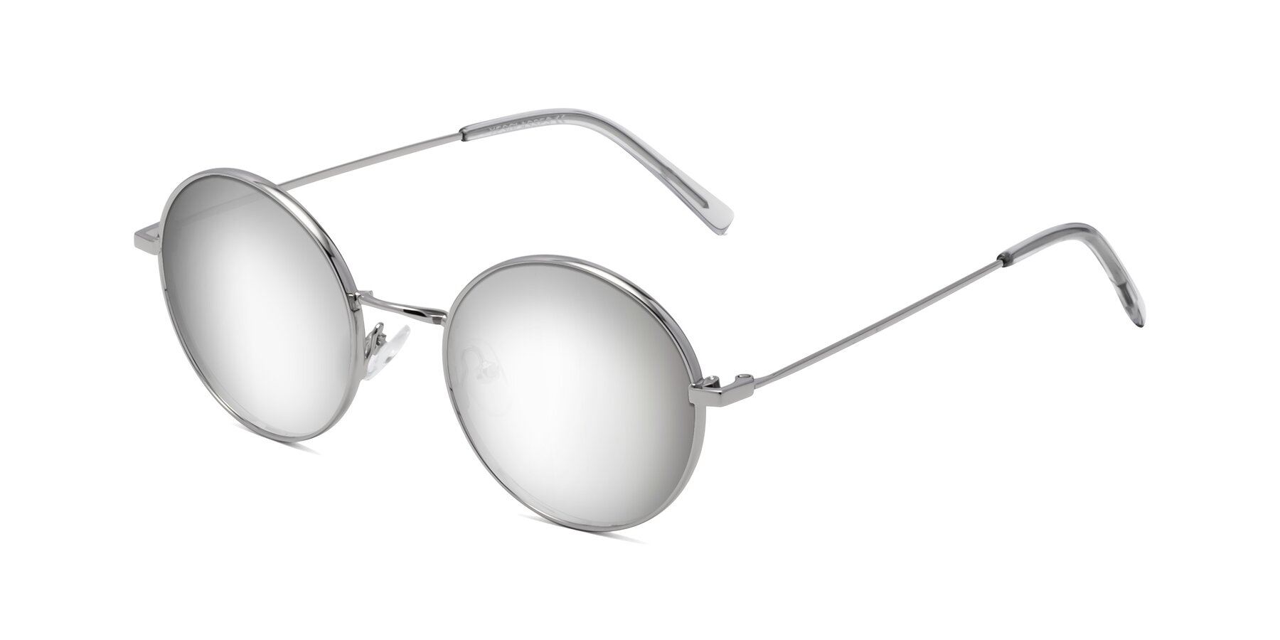 Angle of Moore in Silver with Silver Mirrored Lenses