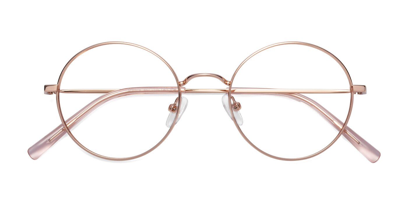 Moore - Rose Gold Eyeglasses
