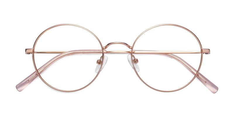Moore - Rose Gold Eyeglasses