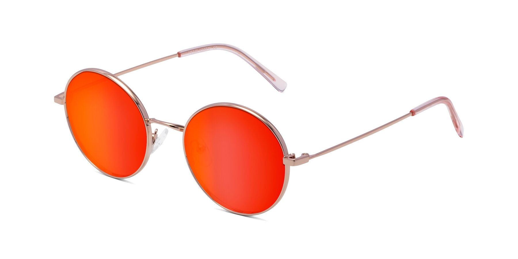 Angle of Moore in Rose Gold with Red Gold Mirrored Lenses