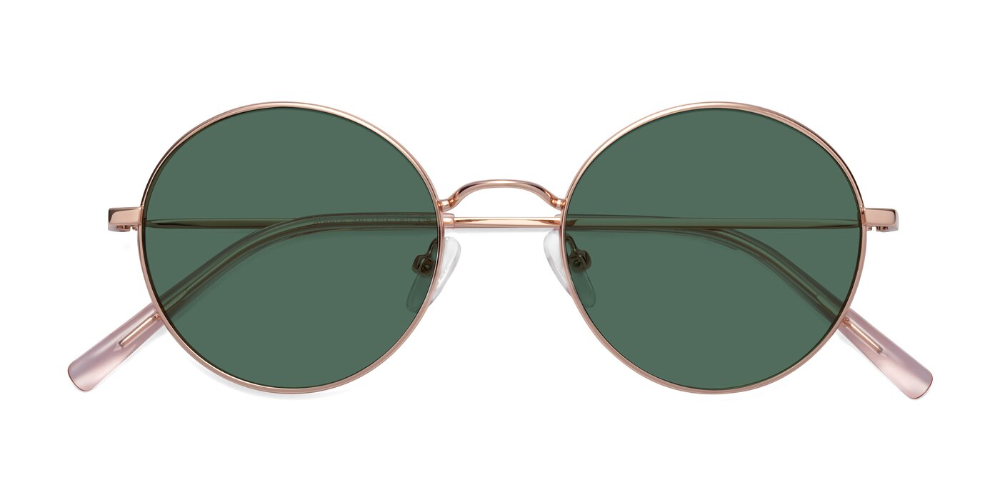 Moore - Rose Gold Polarized Sunglasses
