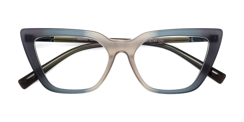 Westley - Gradient Grey Eyeglasses