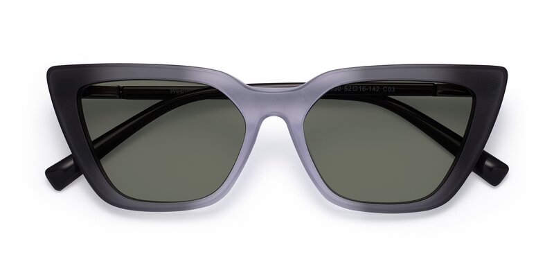 Westley - Gradient Black Polarized Sunglasses