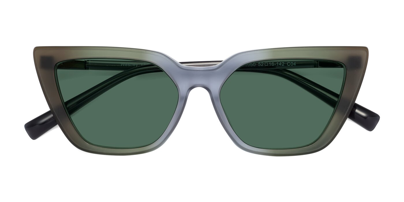 Westley - Gradient Green Polarized Sunglasses