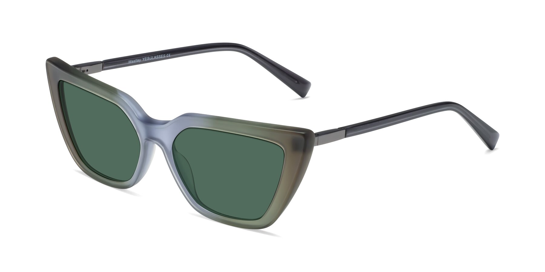 Angle of Westley in Gradient Green with Green Polarized Lenses
