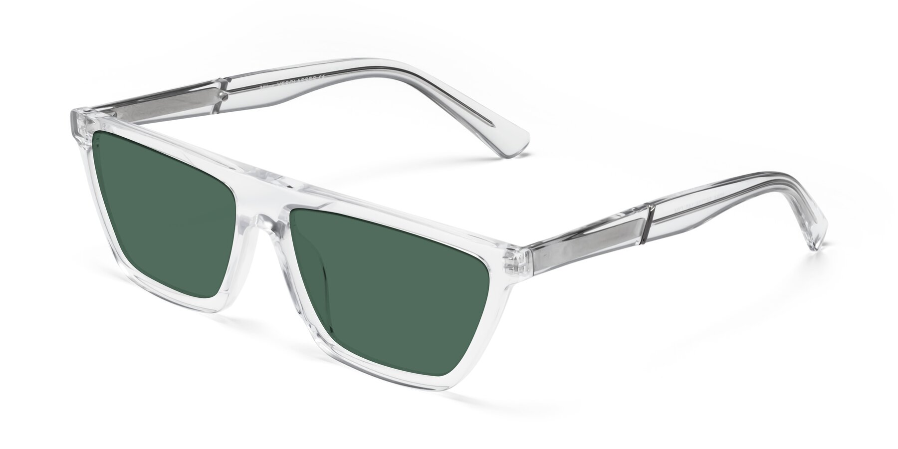 Angle of Miles in Clear with Green Polarized Lenses
