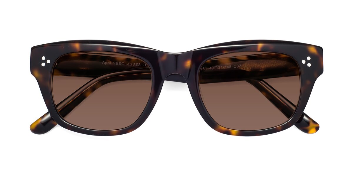 Translucent Brown Wayfarer Keyhole Bridge Acetate Tinted Sunglasses ...