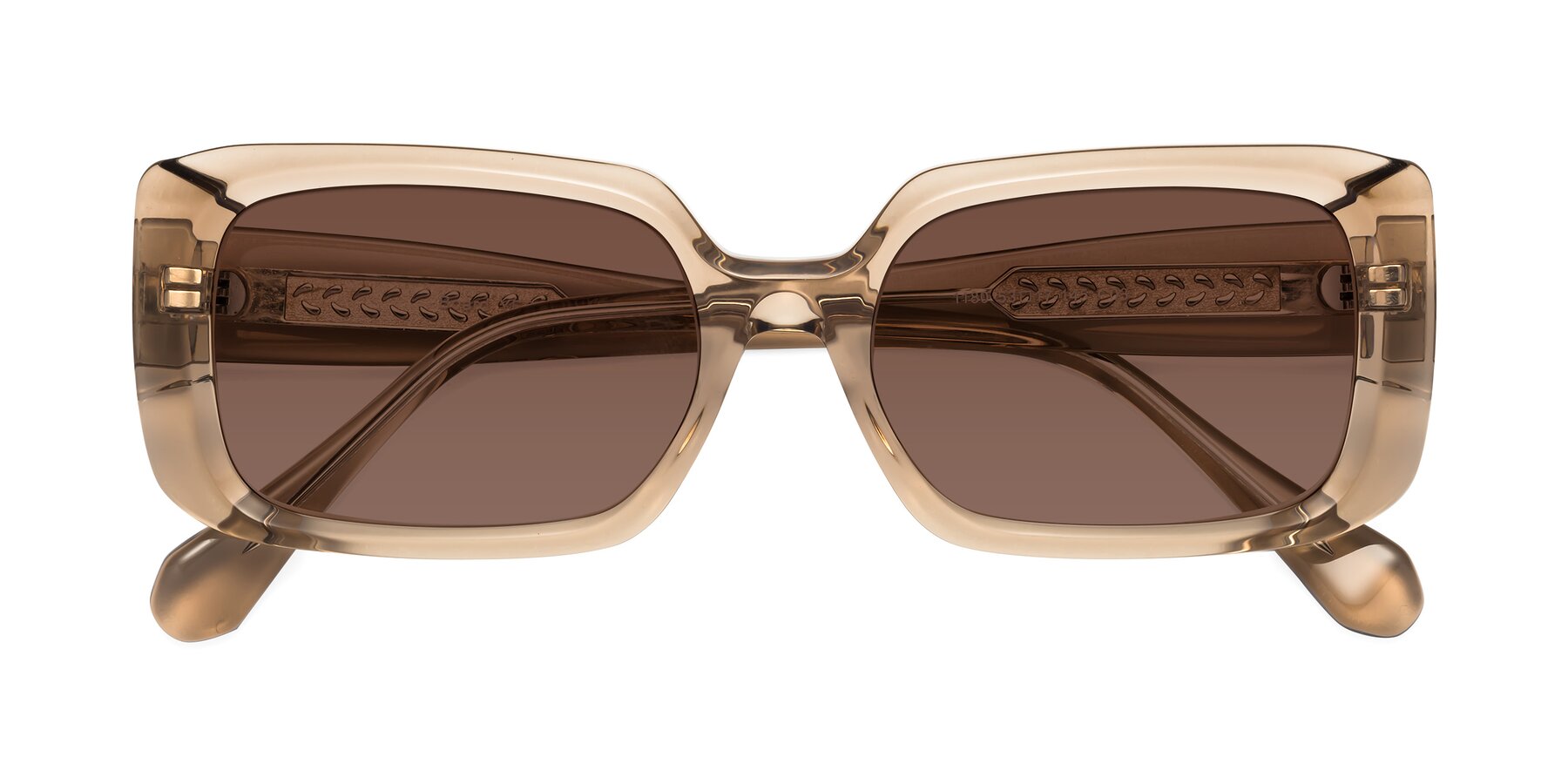 Folded Front of Board in Light Brown with Brown Tinted Lenses