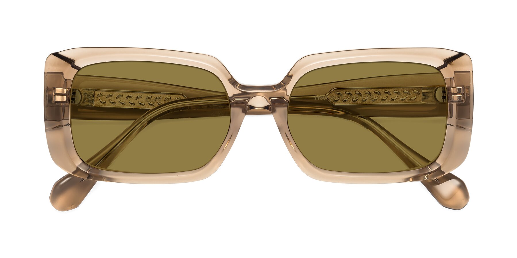 Folded Front of Board in Light Brown with Brown Polarized Lenses