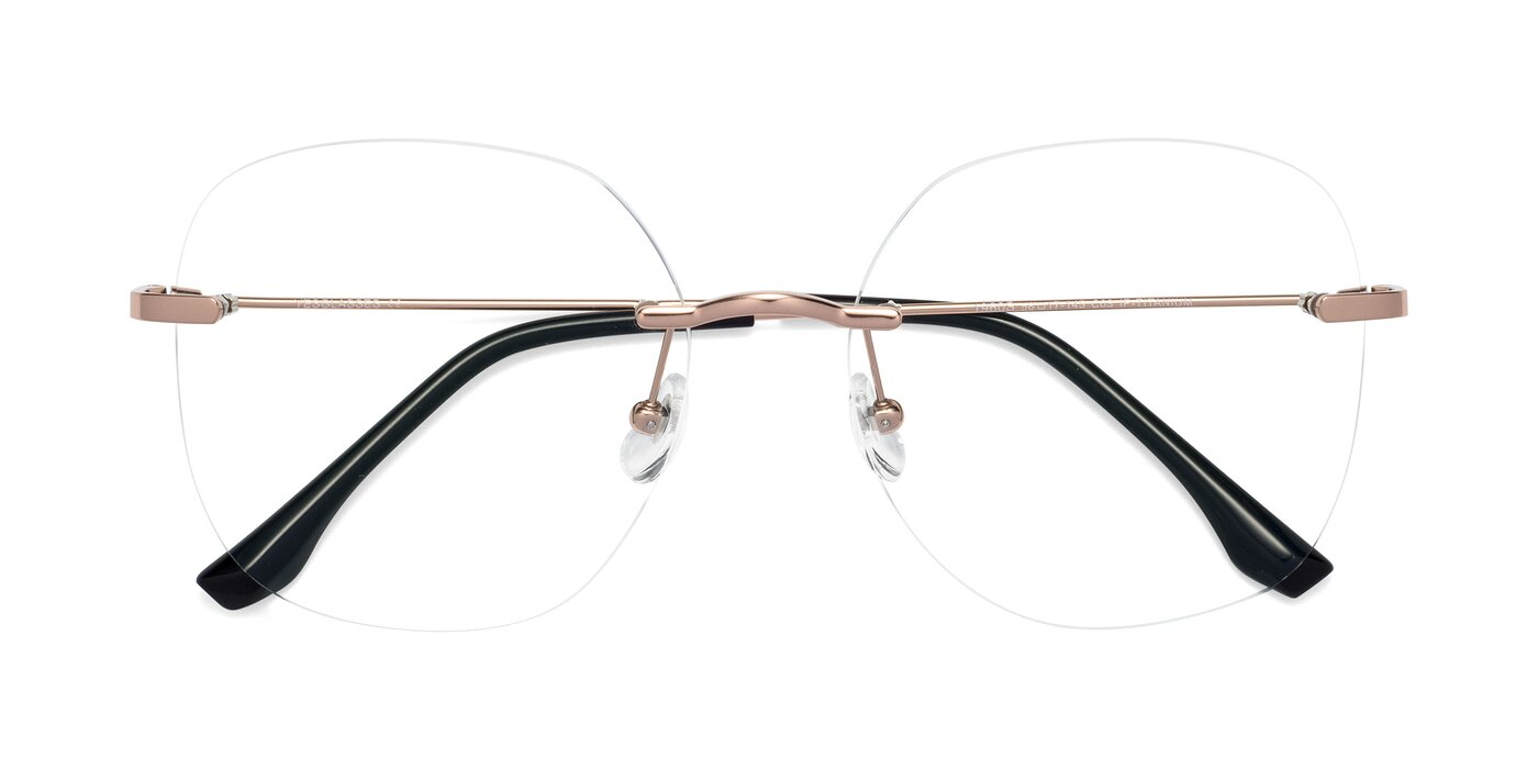 1960S - Rose Gold Eyeglasses