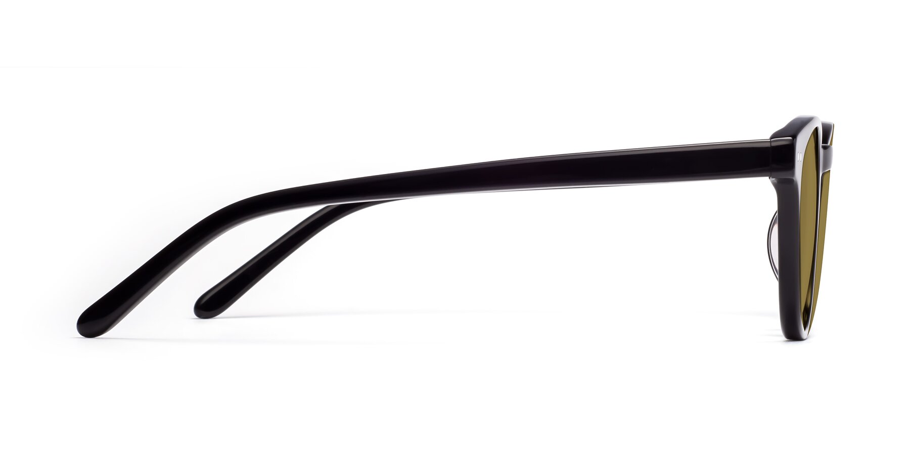 Side of Blaze in Black with Brown Polarized Lenses