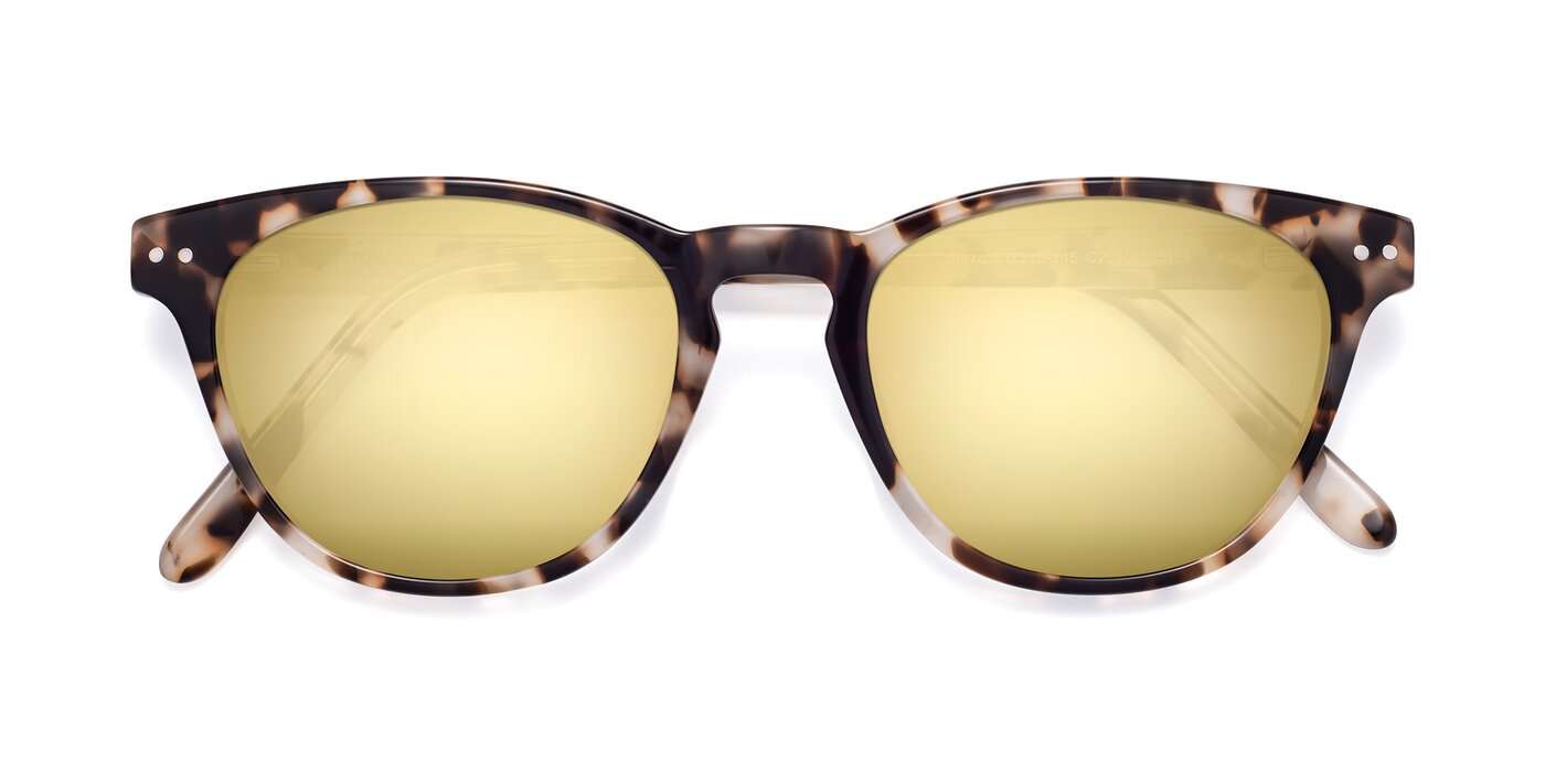 Blaze - Tortoise Flash Mirrored Sunglasses