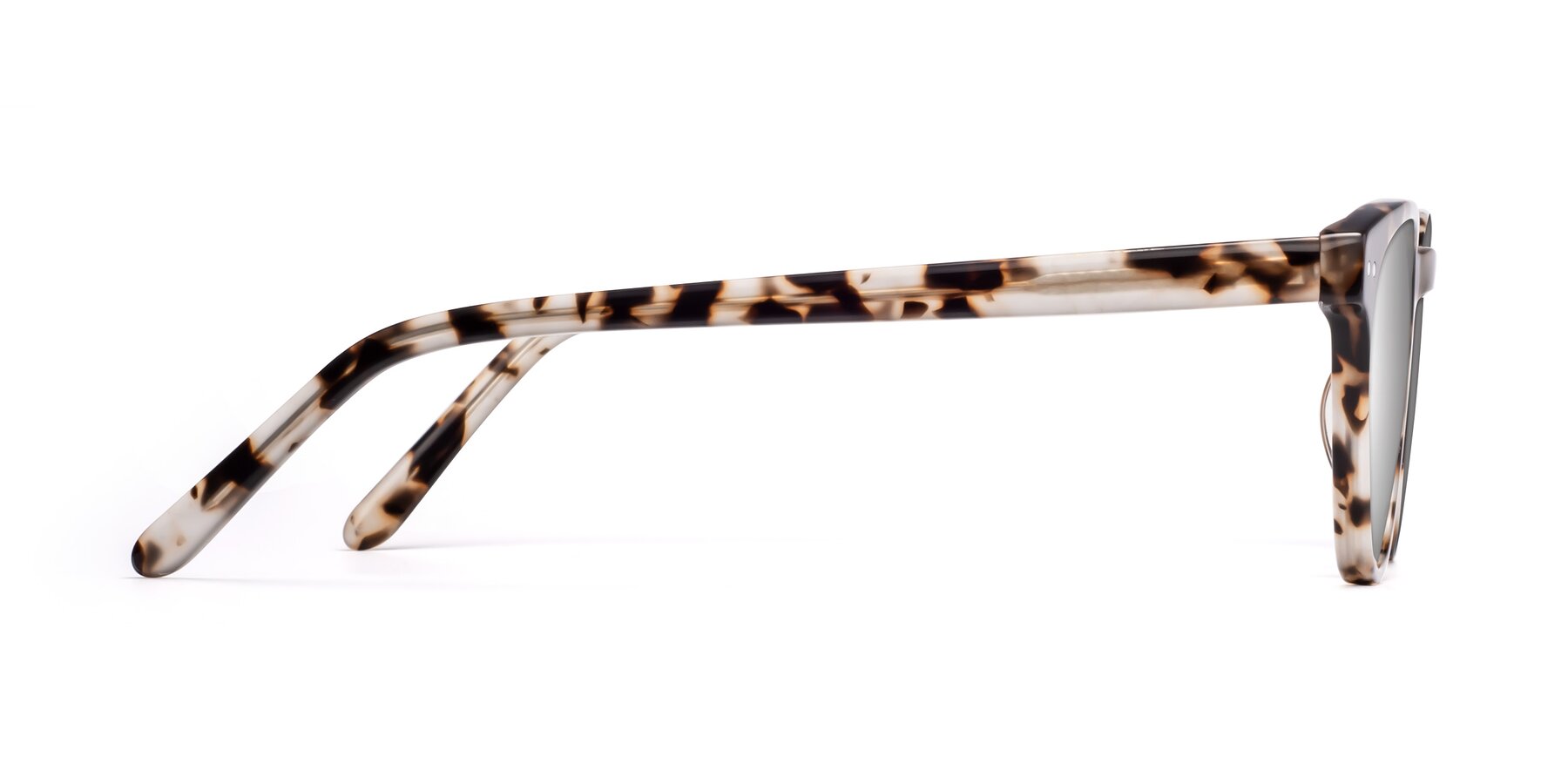 Side of Blaze in Tortoise with Silver Mirrored Lenses