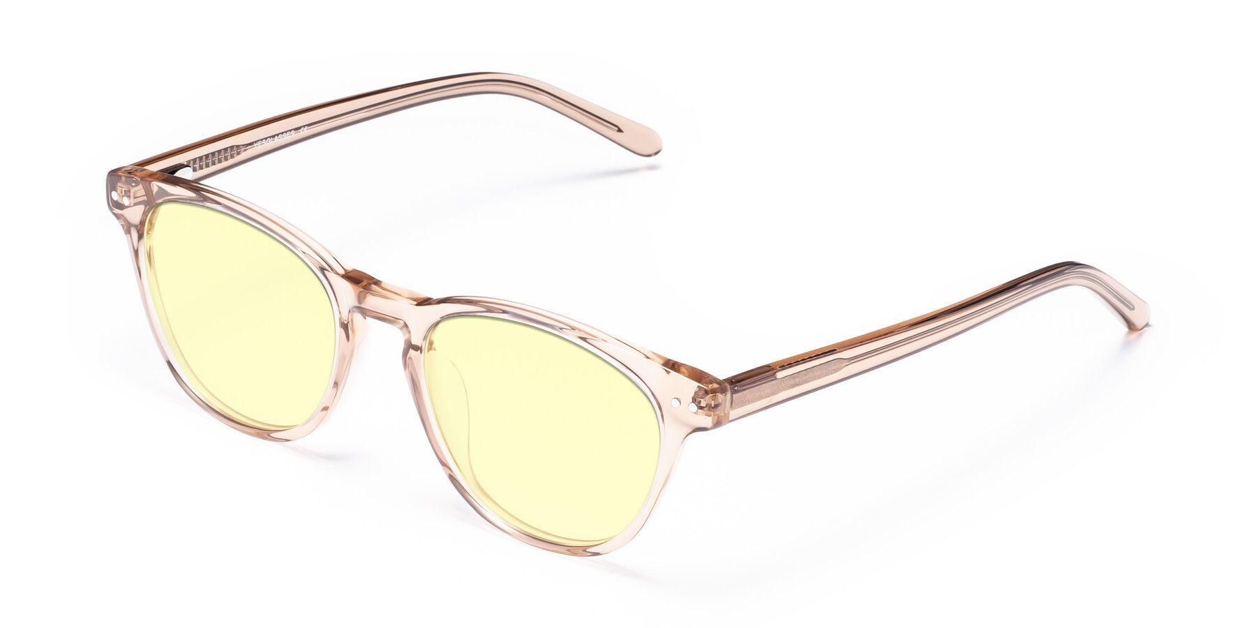 Angle of Blaze in light Brown with Light Yellow Tinted Lenses
