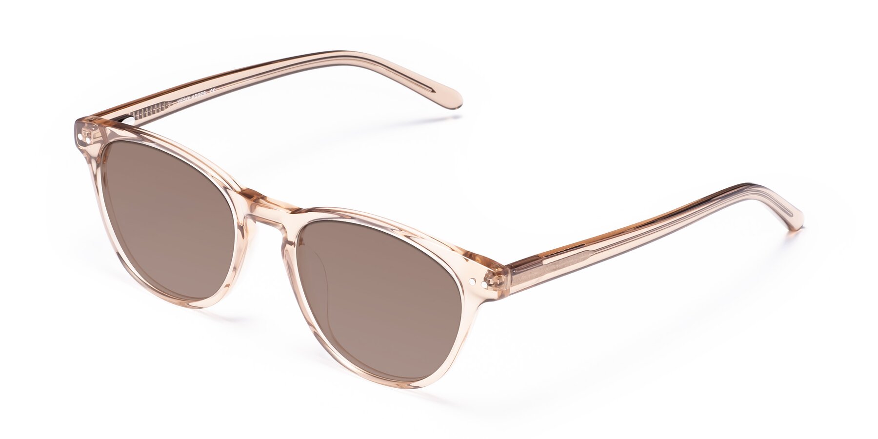 Angle of Blaze in light Brown with Medium Brown Tinted Lenses