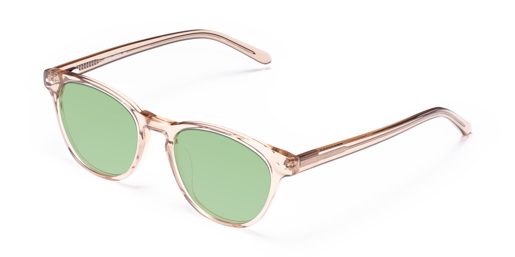 Angle of Blaze in light Brown with Medium Green Tinted Lenses