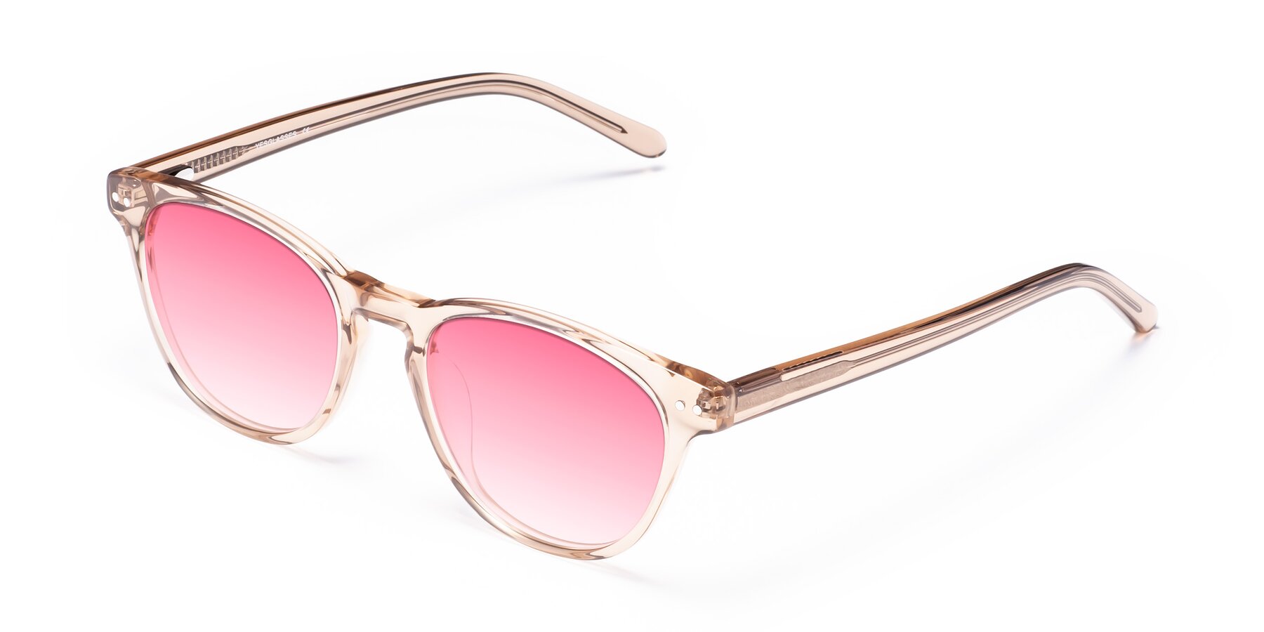 Angle of Blaze in light Brown with Pink Gradient Lenses