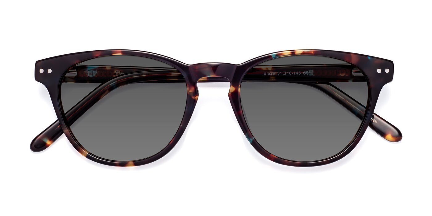 Blaze - Floral Tortoise Tinted Sunglasses