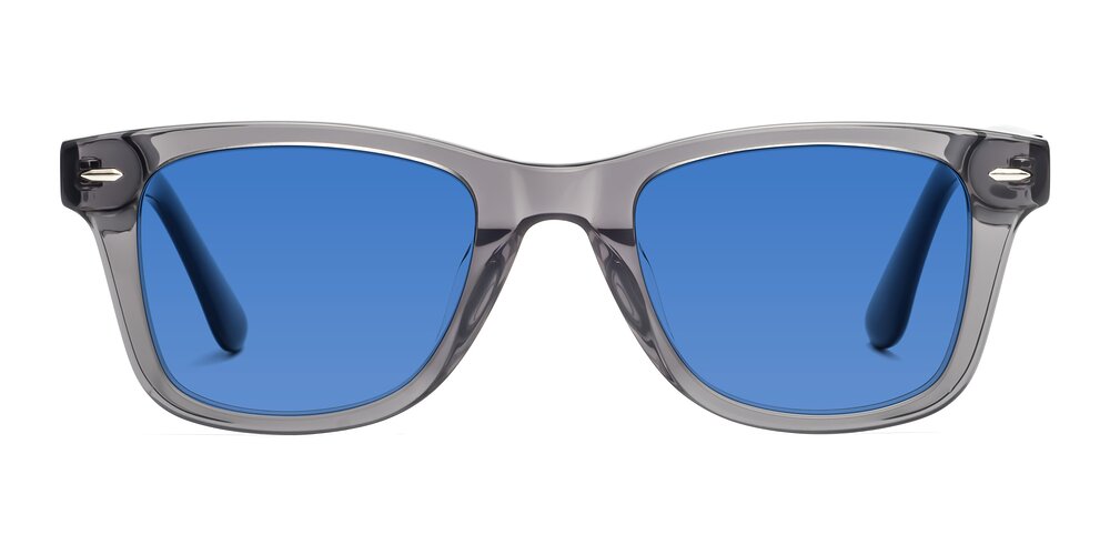 Rocky - Gray/Dark Blue Tinted Sunglasses