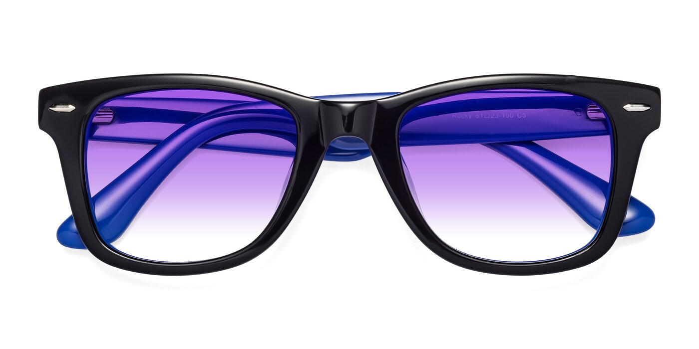 Rocky - Black / Blue Gradient Sunglasses